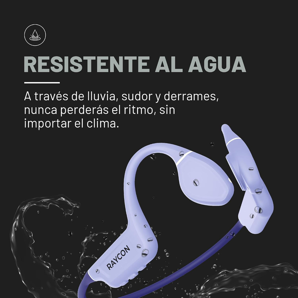 Raycon - Auriculares de conducción ósea \u2013 Auriculares abiertos...