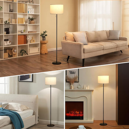 Ambimall - Lámpara de pie moderna para sala de estar y dormitorio,...