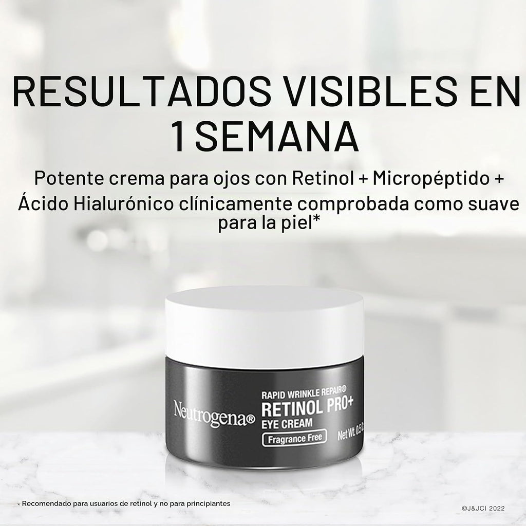 Neutrogena Rapid Wrinkle Repair Retinol Pro+ Crema de ojos antiarru...