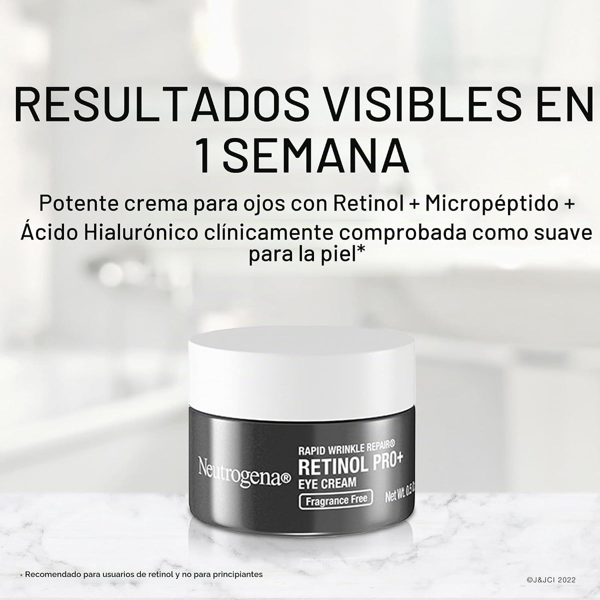 Neutrogena Rapid Wrinkle Repair Retinol Pro+ Crema de ojos antiarru...