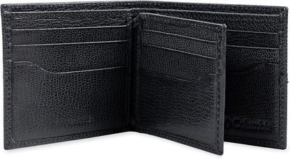 Columbia Billetera plegable delgada RFID para hombre con ventana de...