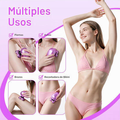 Maquinillas de afeitar eléctricas 5 en 1 para mujer, afeitadoras el...