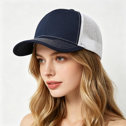 Paquete de 6 gorras de béisbol unisex de algodón lavado vintage, su...