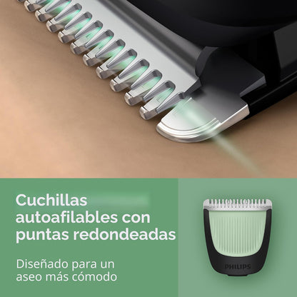 Recortadora Philips Norelco All-in-One 3000 13 en 1, rostro y cabel...