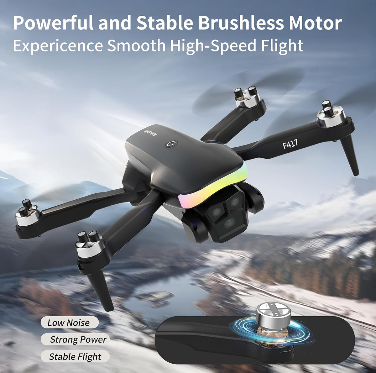 Mini dron con cámara 1080P para adultos y principiantes, cuadricópt...