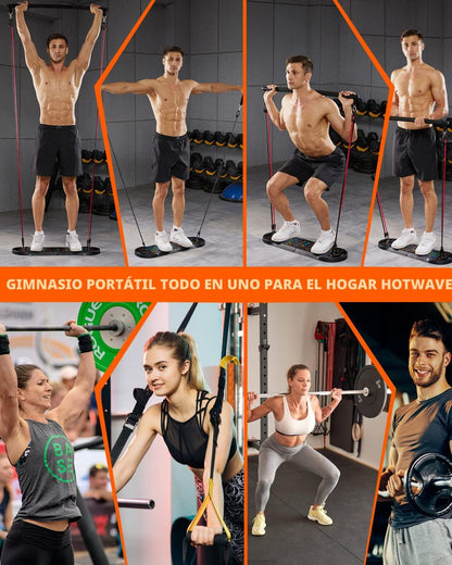 Tabla de flexiones HOTWAVE, tabla de flexiones portátil, barra de f...
