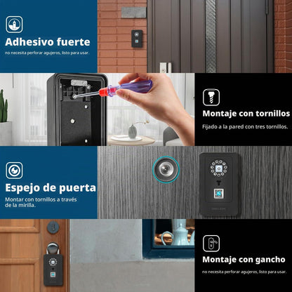 SFW Caja de cerradura inteligente, caja de llaves Bluetooth con con...