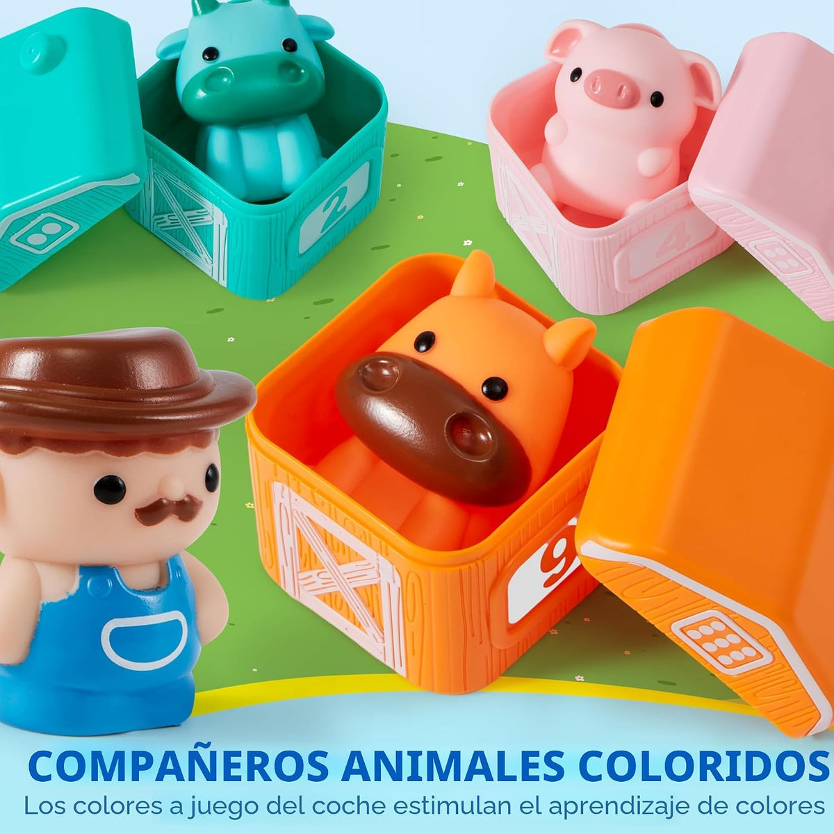 Juguetes de aprendizaje Play-Act para niños de 1, 2 y 3 años, conta...