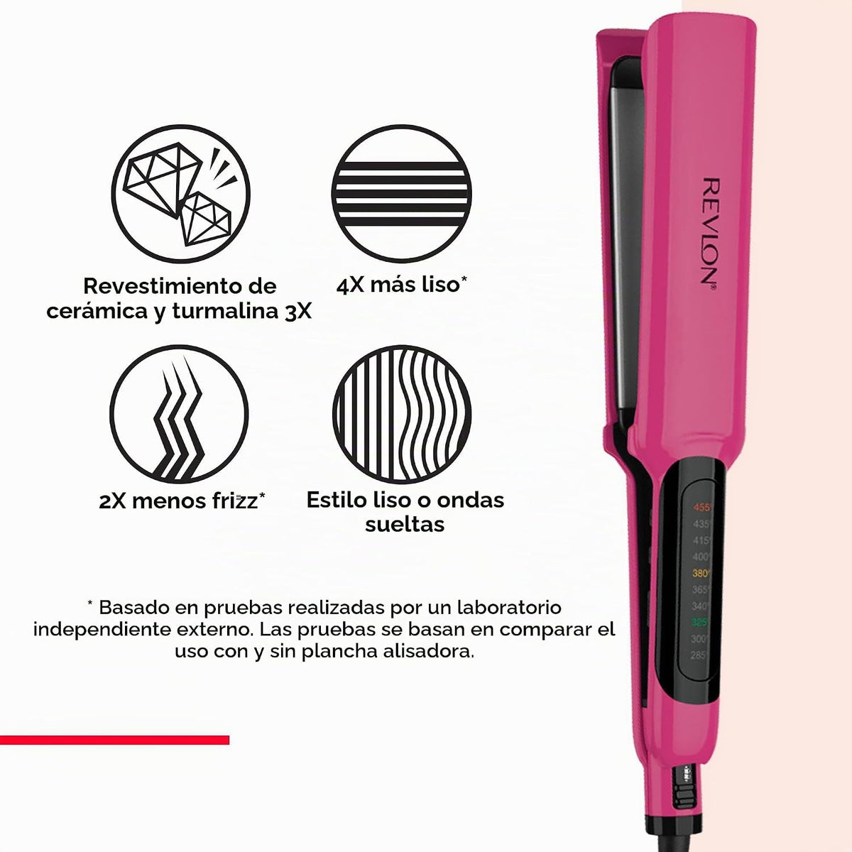 Revlon - Plancha plana, alisadora y rizadora | Revestimiento de tur...
