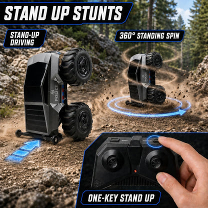FLYING STAR Auto de control remoto 1:16 con 2 baterías, 4WD imperme...