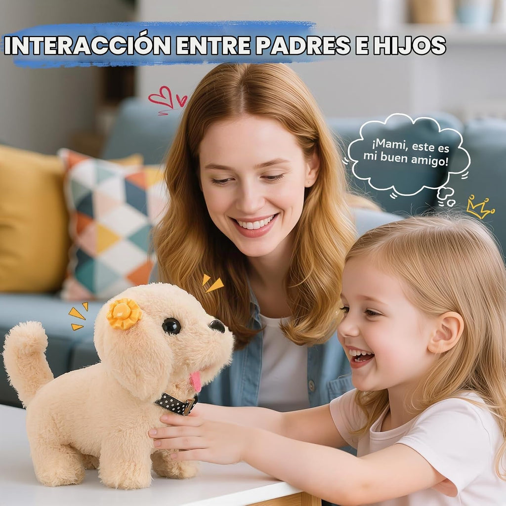 16 piezas de juguetes de perro robot para niños, juguetes para niño...