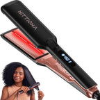 Plancha de pelo de cerámica de 1.75" de ancho para mujeres, pla...