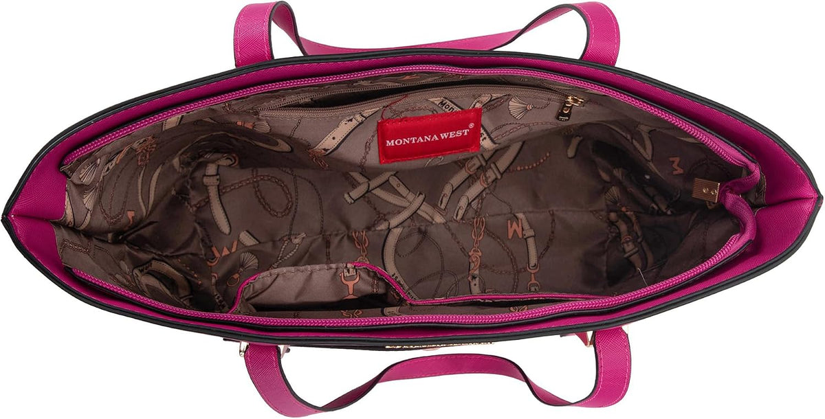 Montana West - Juego de 3 piezas de bolsos para mujer: bolso de man...