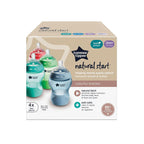 Tommee Tippee Natural Start - Biberones anticólicos sin BPA, 9 onza...