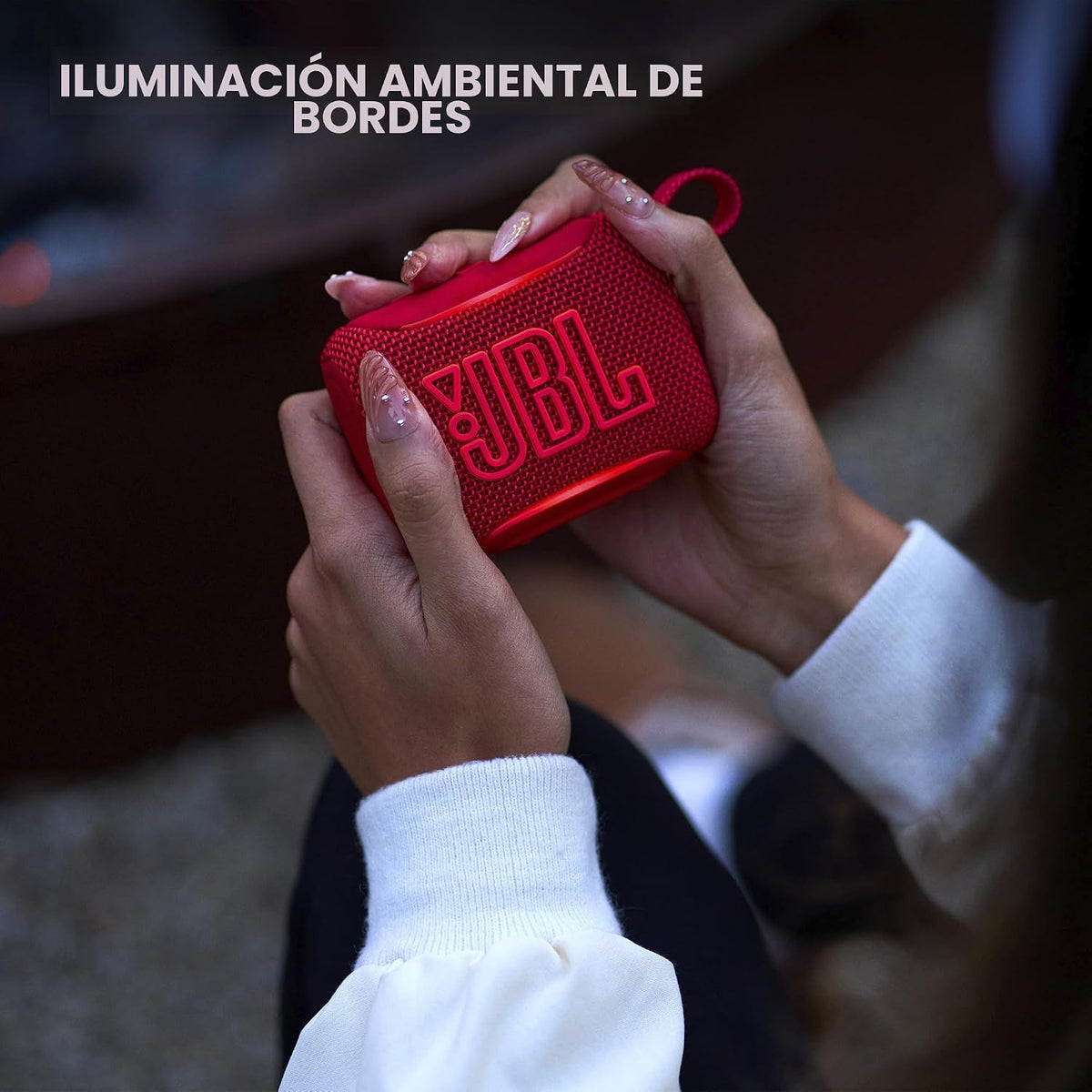 JBL Go 5 Altavoz Bluetooth portátil, impermeable y a prueba de polv...