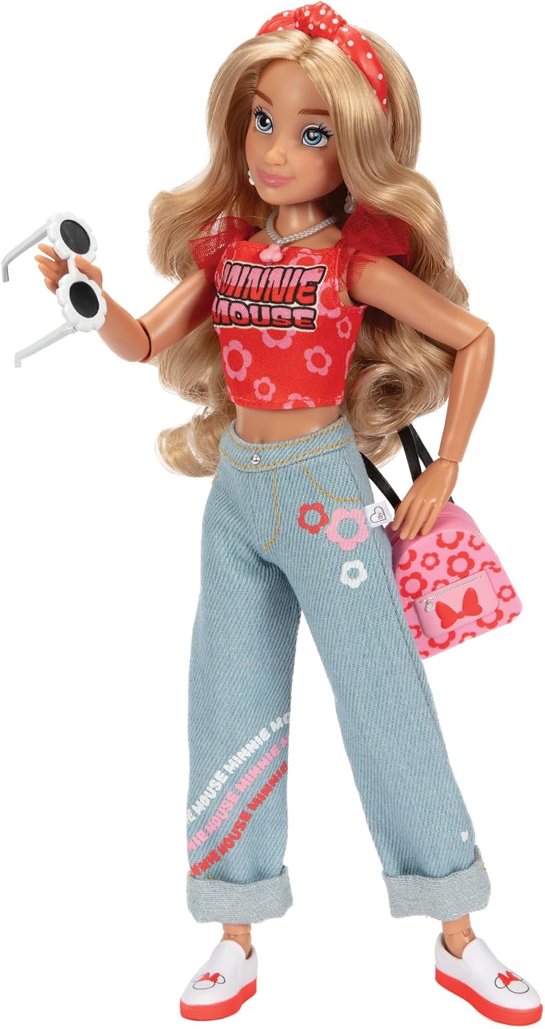 Disney ILY 4EVER - Muñeca de moda inspirada en Minnie Mouse, 11.5 p...