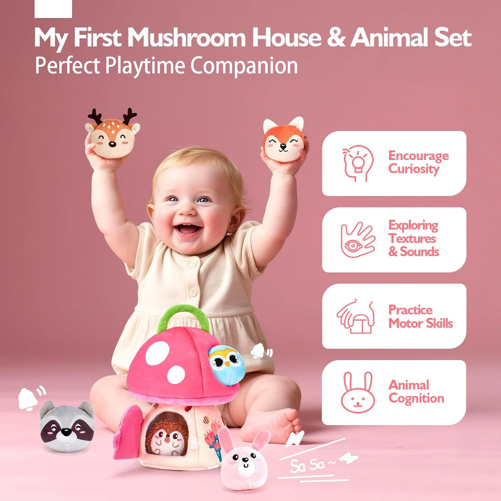 hahaland Juguetes Montessori para bebés de 6 a 12 meses - 6, 7, 8,...