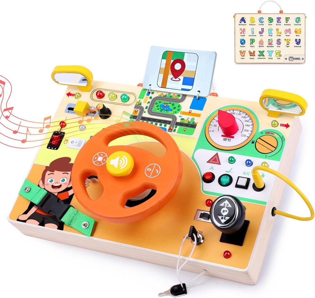 Grarain Tablero de actividades para niños pequeños \u2013 Juguete e...
