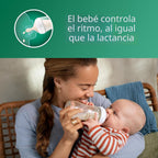 Philips Avent Biberón de vidrio natural, flujo medio, 8 onzas, sin...