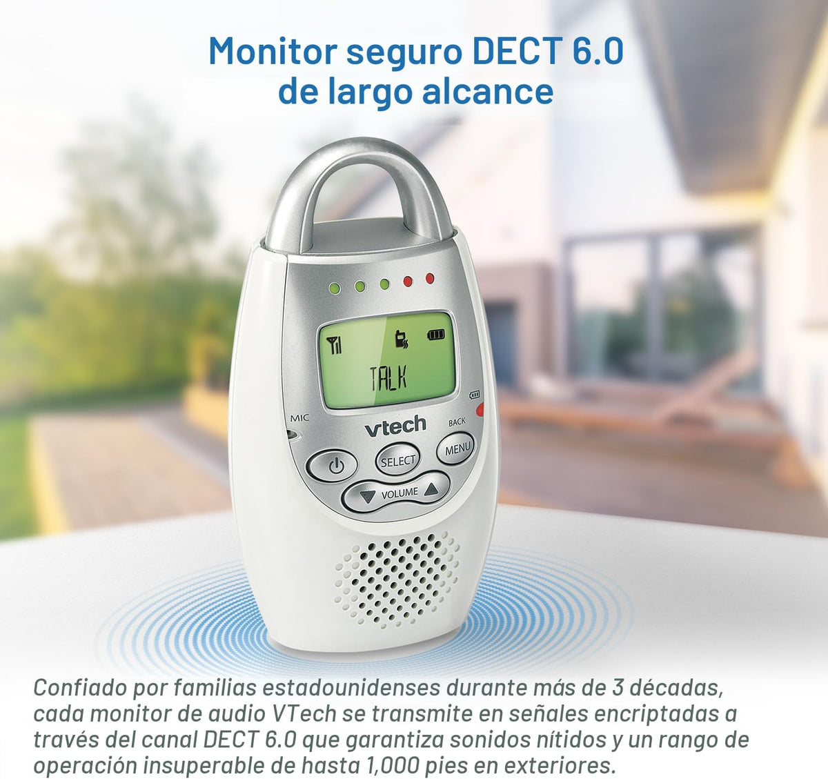 Monitor para bebés de audio digital VTech Communications Safe and S...