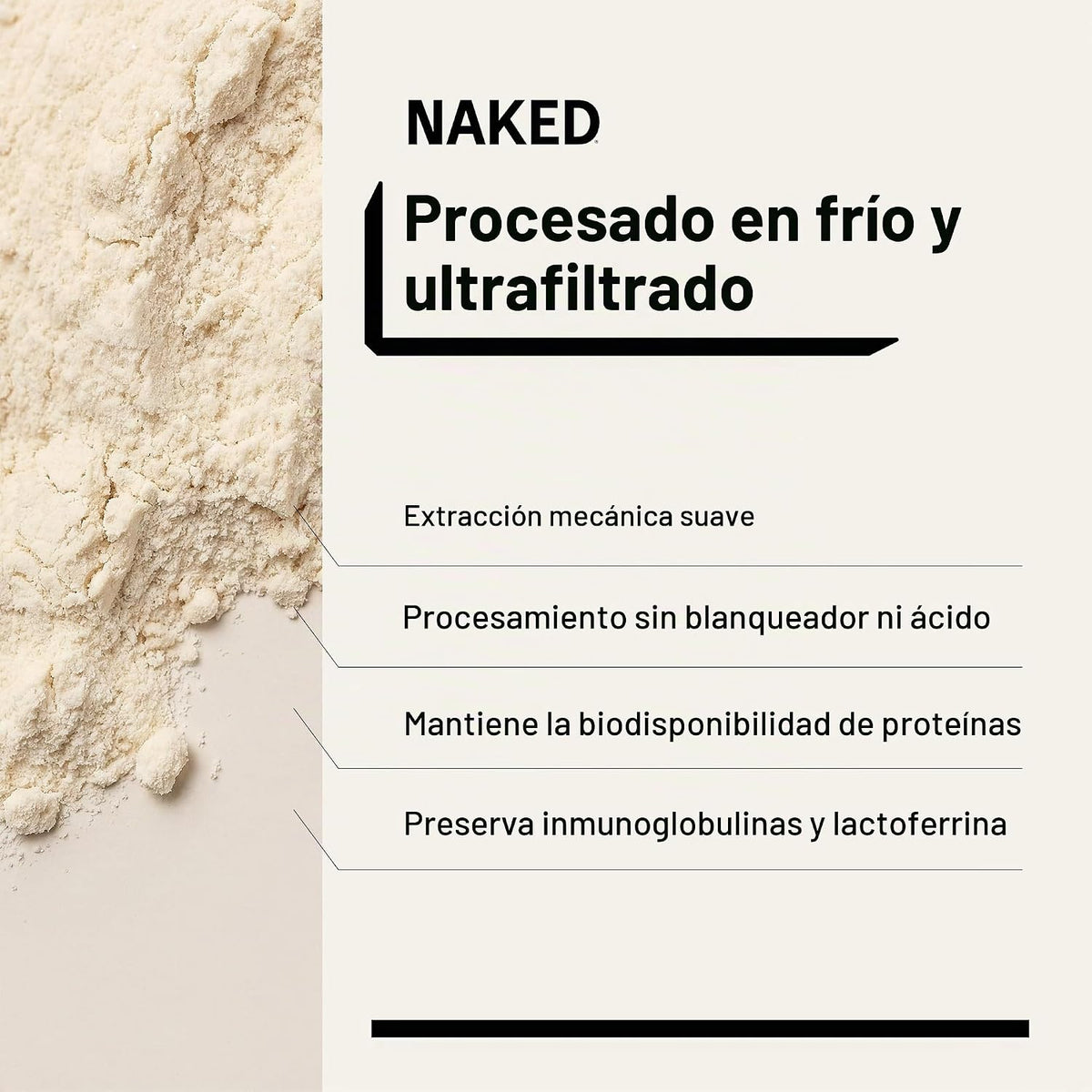 NAKED Whey - Polvo de proteína de suero de leche sin sabor de 5 lib...