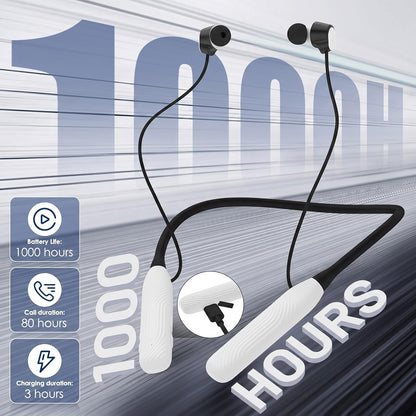 Auriculares Bluetooth con banda para el cuello, auricular Bluetooth...