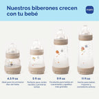 MAM Easy Start - Juego de 5 biberones y 3 chupetes anticólicos para...