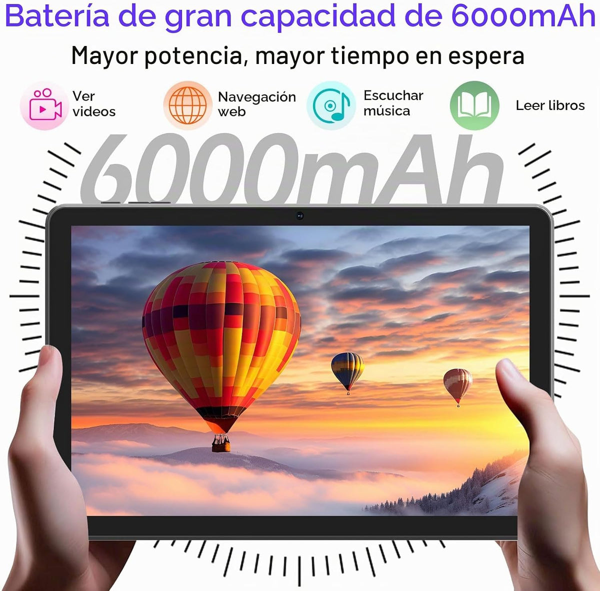 DIGITHINK Tablet PC de 128 GB 10 pulgadas Android 16.0, tabletas An...