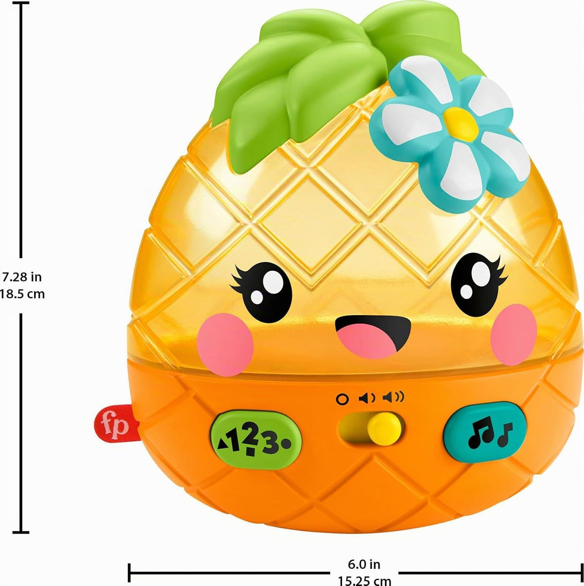 Fisher-Price Paradise Pals Magical Lights &amp; Tunes Piña, juguete...