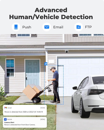 REOLINK Cámara de seguridad para exteriores, cámara de vigilancia I...