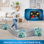 FDJ Autos RC - Auto de control remoto de transformación, 2.4Ghz esc...