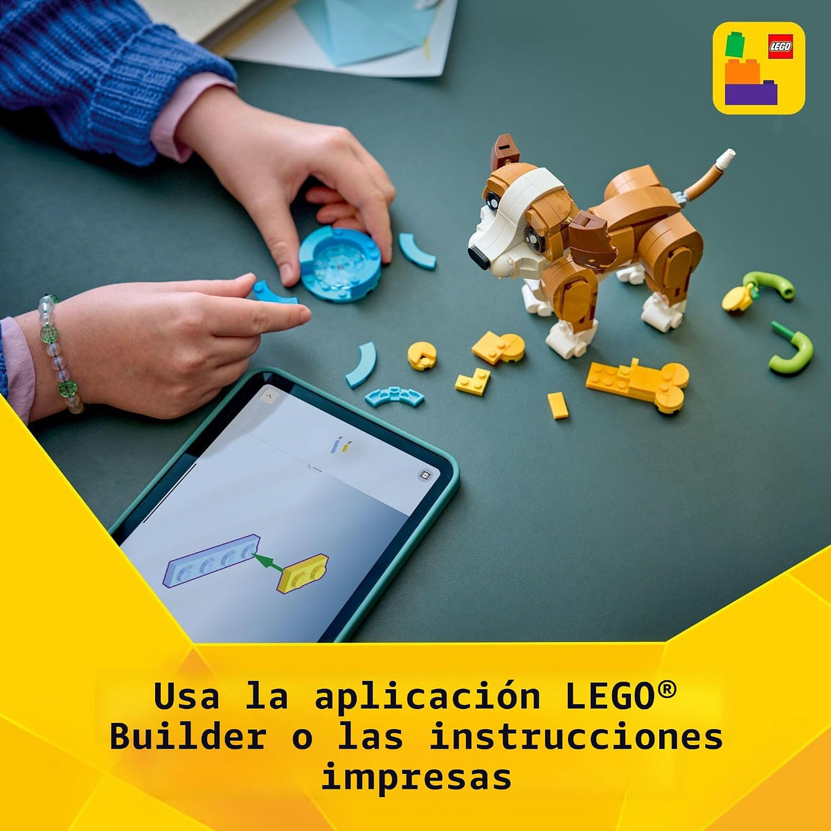 LEGO Creator 3 en 1 Cute Animals: Juguetón Cachorro Perro 31382 | J...