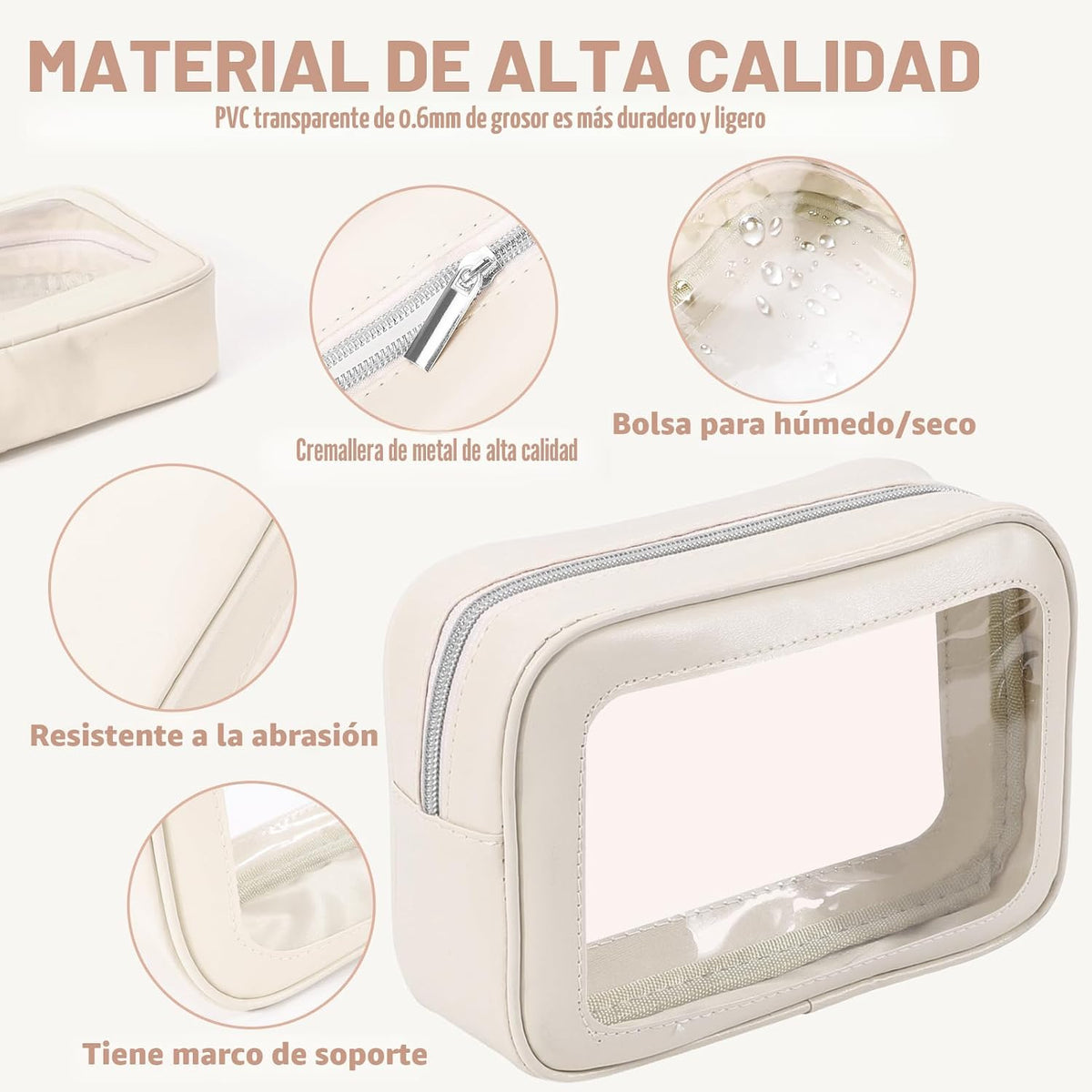 YOPCDJ Juego de 5 bolsas organizadoras para pañales, bolsa de aseo...