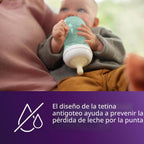 Philips Avent Biberones naturales, flujo medio, 9 onzas, sin BPA, p...