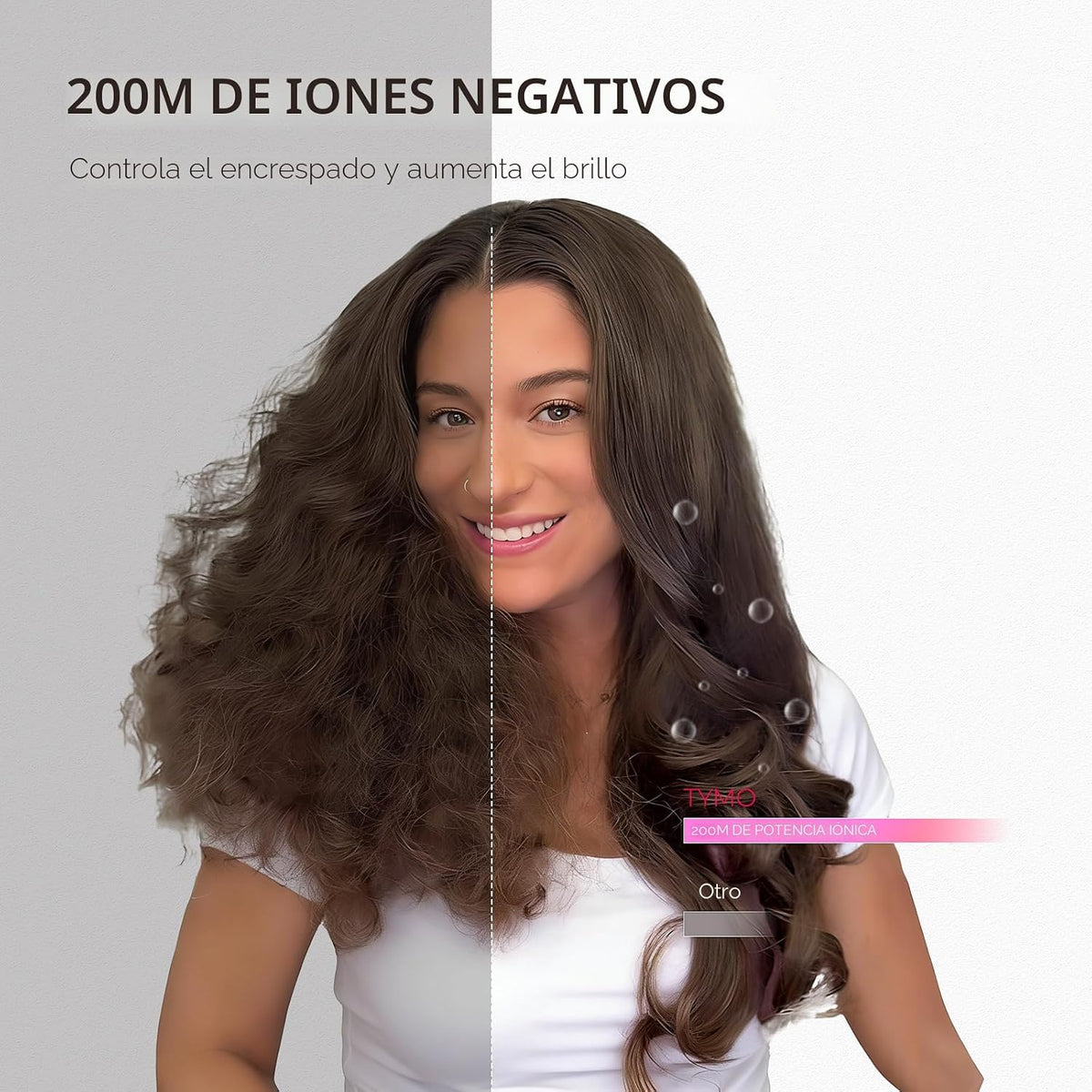 TYMO Cepillo secador de pelo, cepillo secador de pelo en uno, secad...