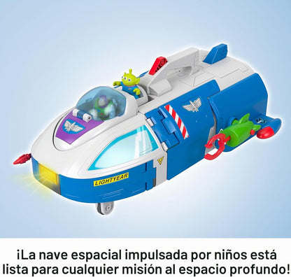 Fisher-Price Imaginext Transforming Buzz Lightyear Ship con figuras...