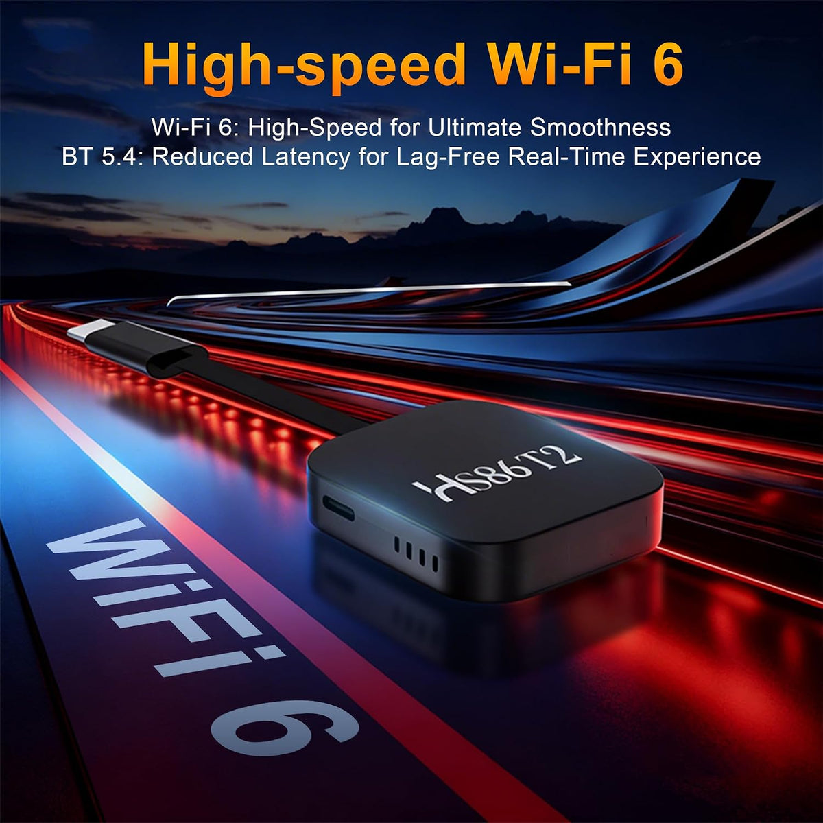 2026 Android 14.0 TV Stick HS86 T2 4K 2GB RAM 16GB ROM Doble Wi-Fi...