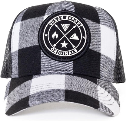 Urban Effort Trucker Hat para hombre – Gorra de béisbol con parte t...