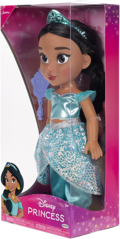 Disney Princess My Friend - Muñeca Jasmine de 14 pulgadas de alto,...