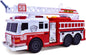 VEBO Camión de bomberos motorizado con luces, sonido de sirena, bom...