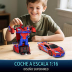 Qumcou - Juguetes con temática de araña para niños 3-8,1:16 transfo...