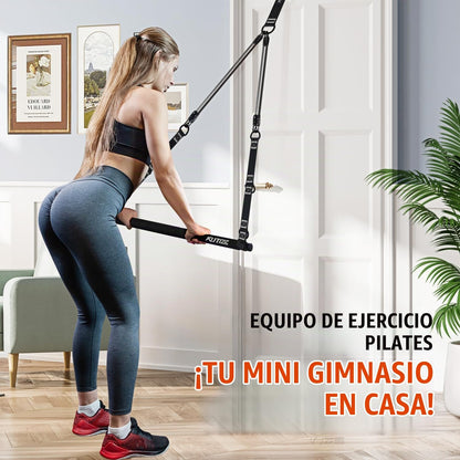 KUTIZE Kit de barra de pilates con bandas de resistencia, equipo de...