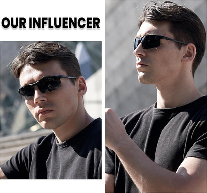 DUCO - Gafas de sol polarizadas para hombre, para deportes, pesca,...