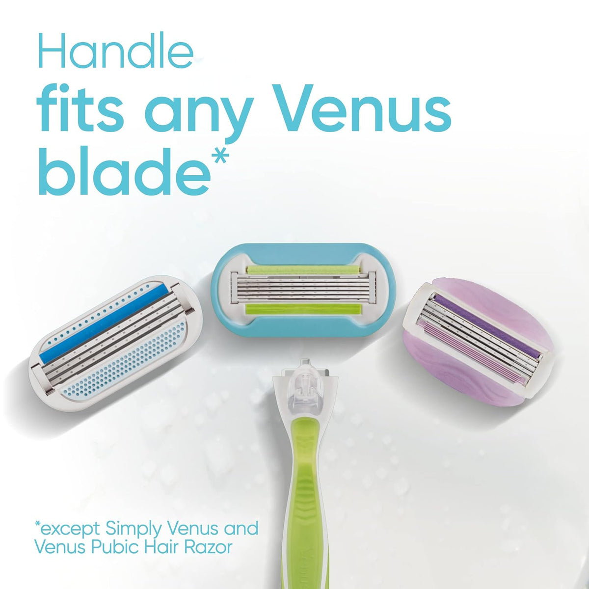 Venus Extra Smooth - Mango de afeitar para mujer + 4 repuestos de c...