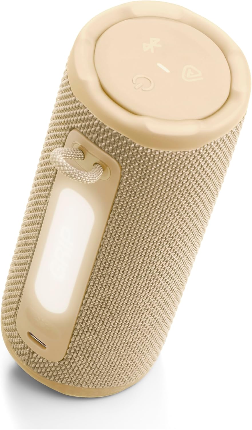 Altavoz Bluetooth portátil JBL Grip, resistente al agua, luz ambien...