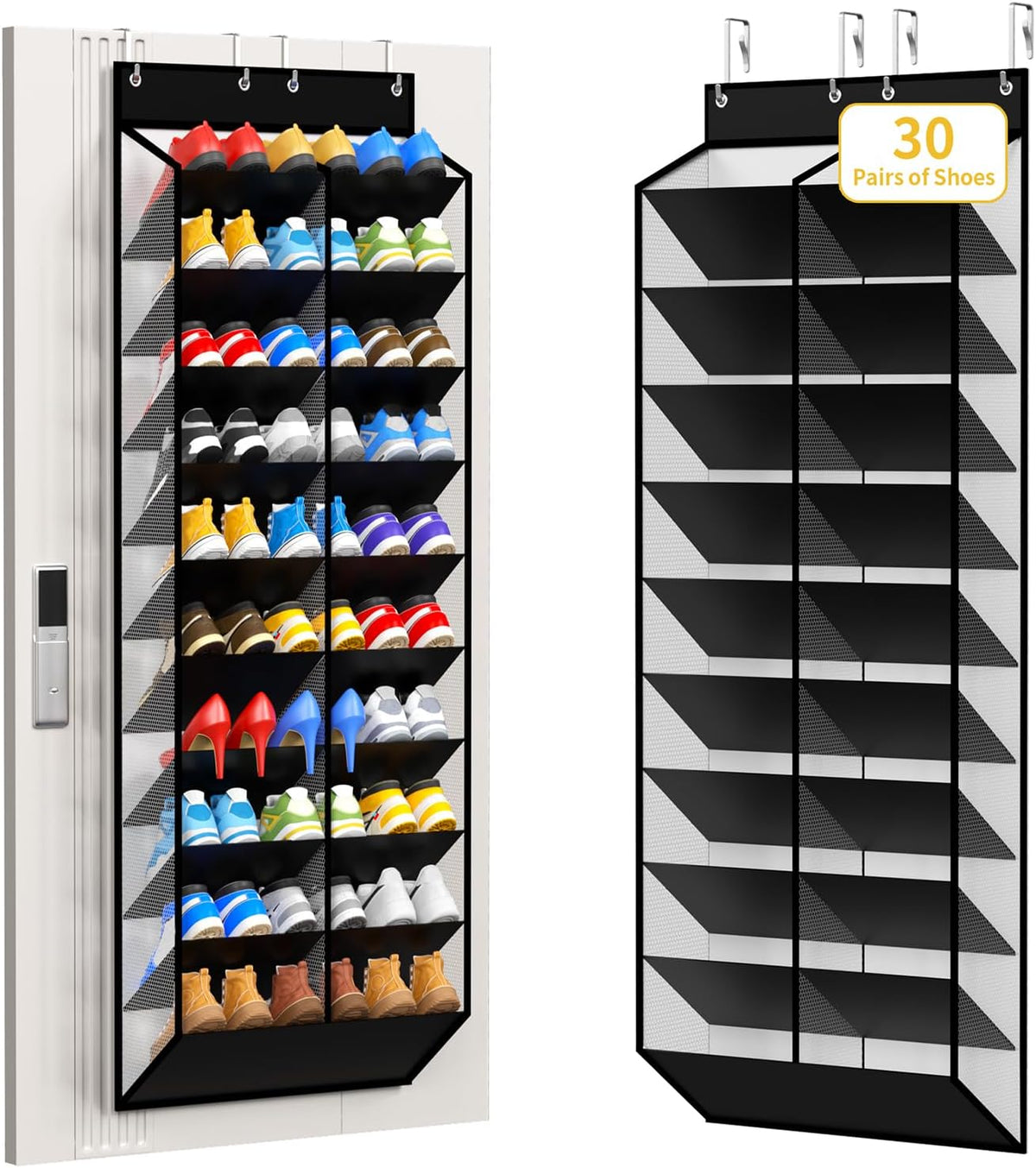 KEEPJOY Organizador de zapatos de gran capacidad para colocar sobre...