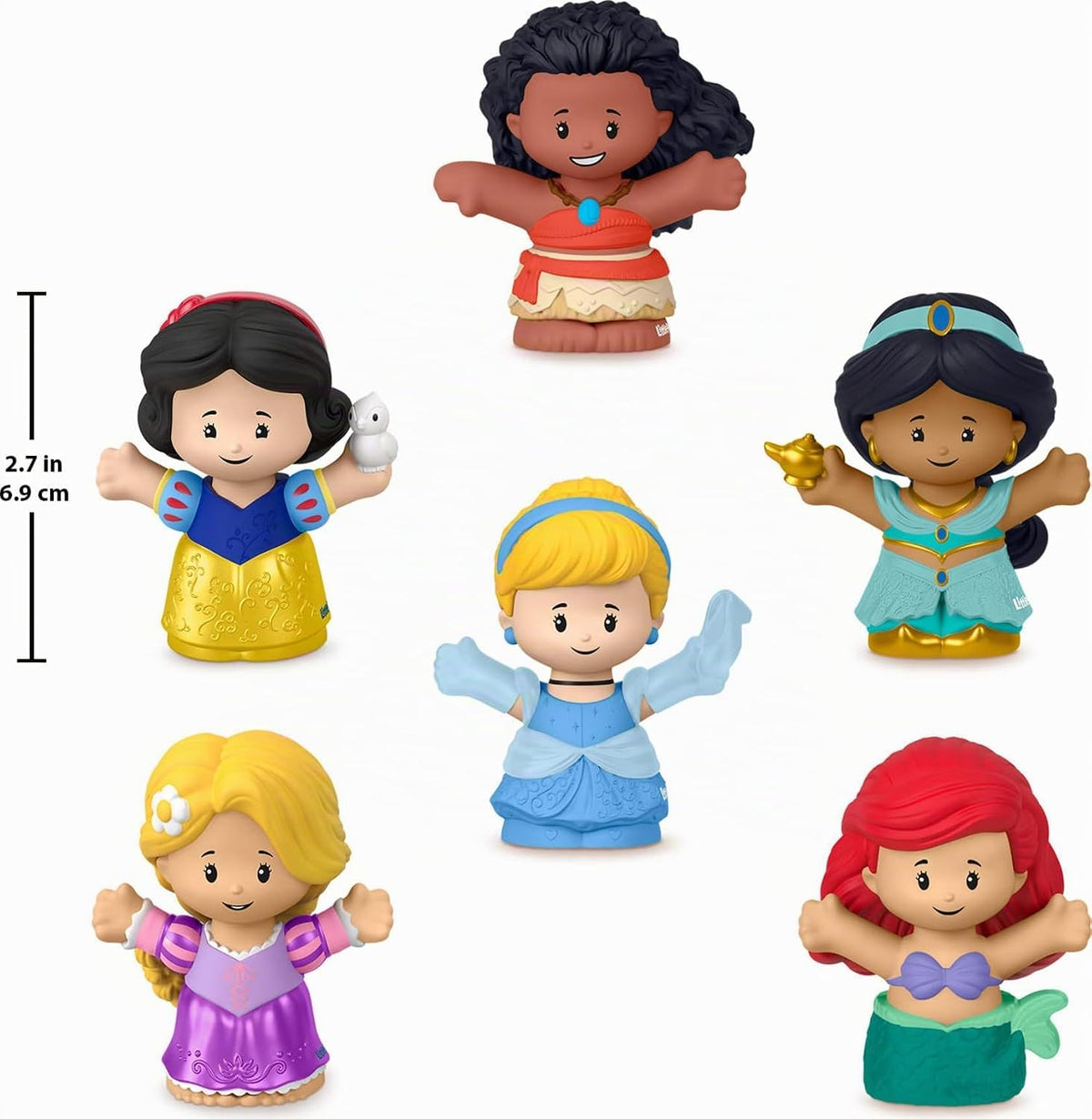 Fisher-Price Little People - Figuras de princesas de Disney, paquet...