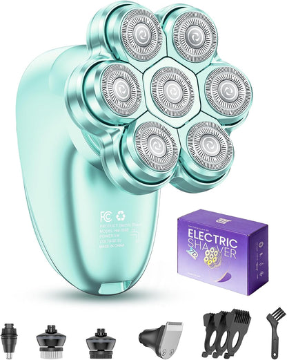 Maquinillas de afeitar eléctricas 5 en 1 para mujer, afeitadoras el...