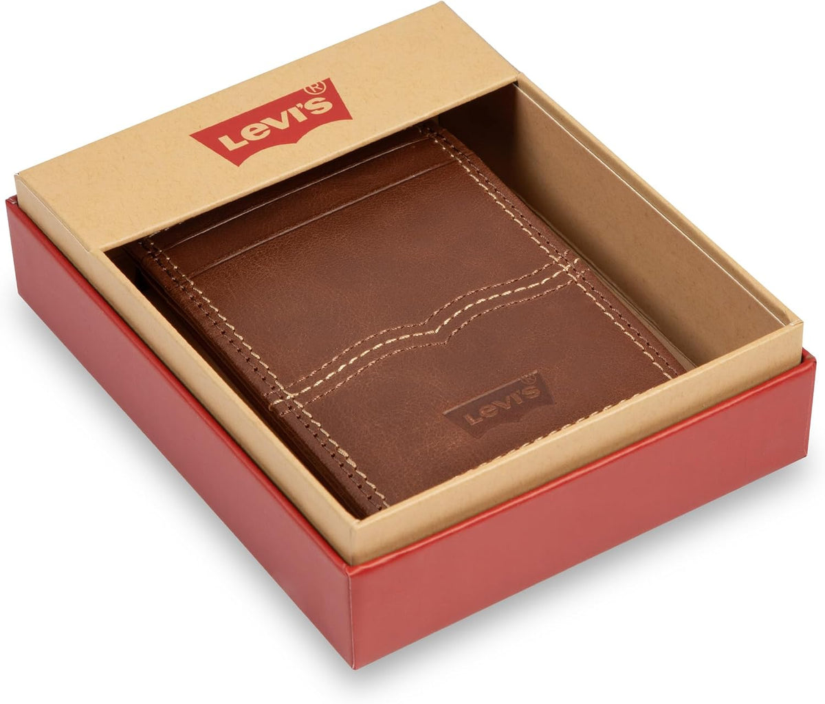 Levi's Cartera compacta para hombre con ranuras para tarjetas y...