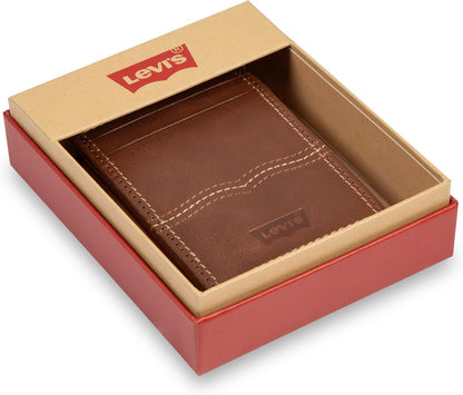 Levi's Cartera compacta para hombre con ranuras para tarjetas y...